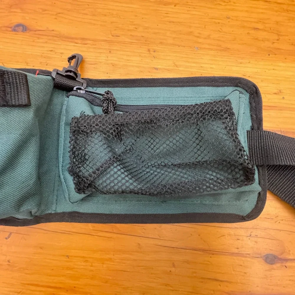 Timber‎ Creek Waist Pack Green Multi-Pocket Hiking Fishing Bag Supply Belt